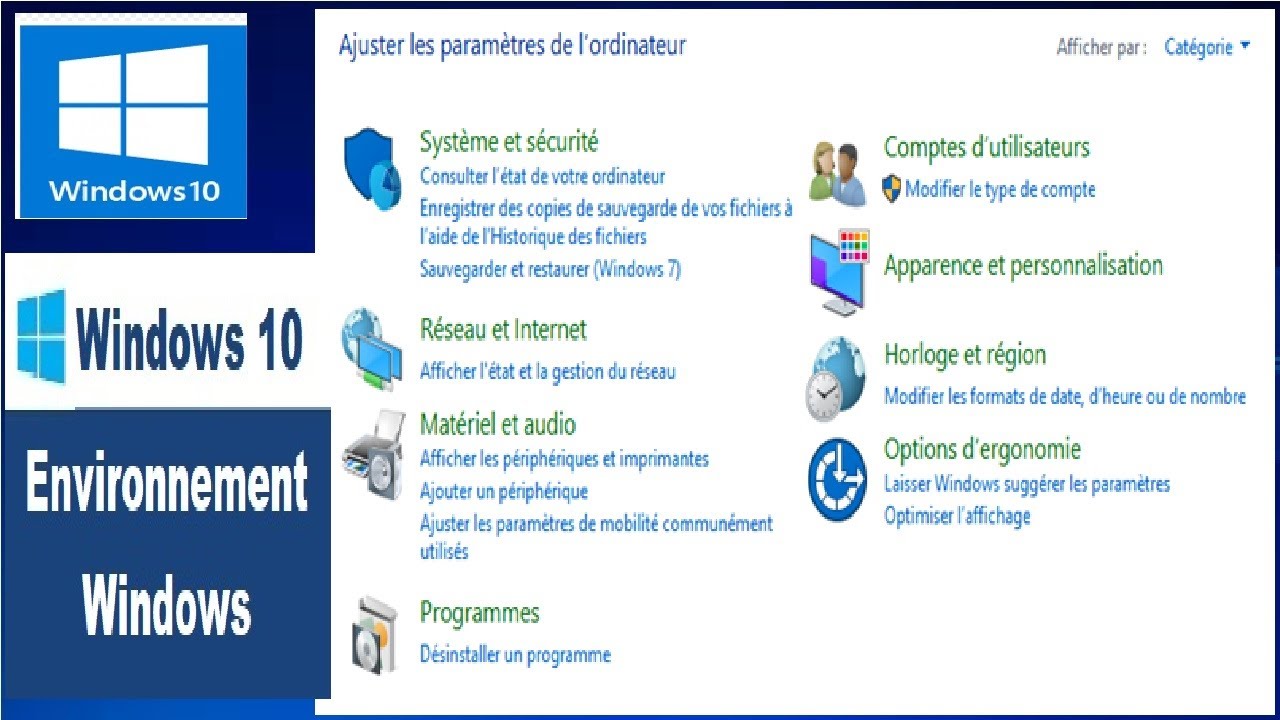Le&ccedil;on N&deg;3 Environnement Windows TP 1 et 2