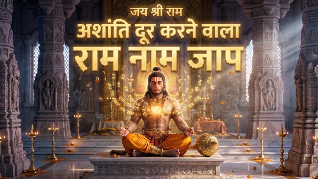 मन की शांति के लिए राम नाम जाप | Peaceful Ram Nam Jaap for Mental Peace & Anxiety Relief 🚩