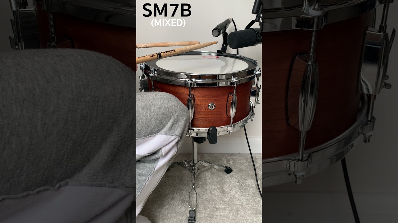 SM57 vs SM7B | Microphone Battle #shorts #microphones #drums #snare #snaredrum