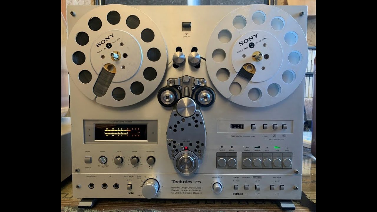 Демонстрация магнитофона Technics RS-777
