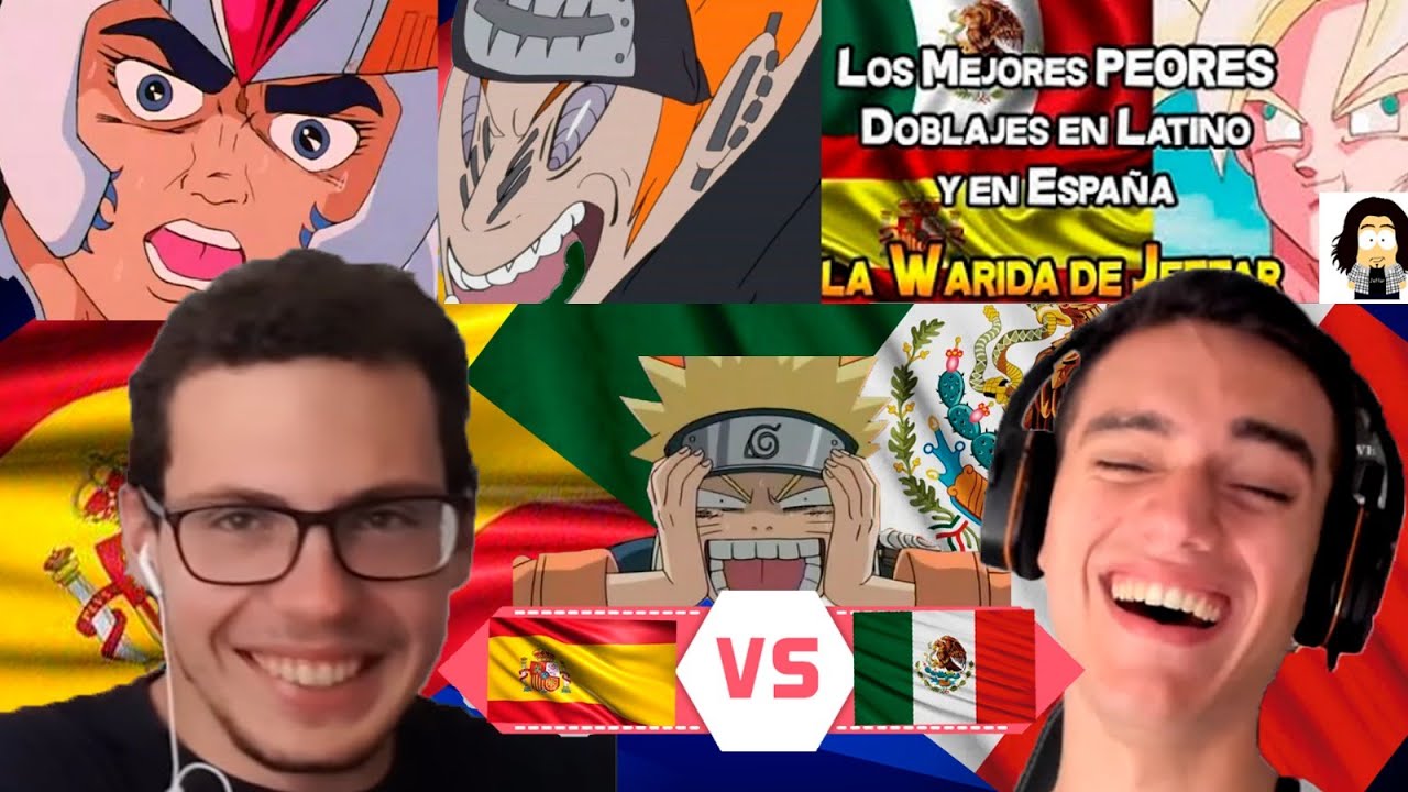 ESPAÑOL Y LATINO REACCIONAN A CAGADAS DE LOS DOBLAJES LATINO Y ESPAÑOL (JEFFAR VLOGS)