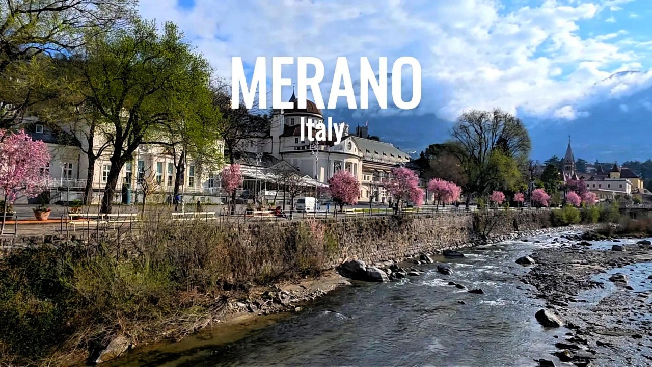 Merano 4K : The Full 1-Hour Walking Tour (4 Bridges & 360° Views)