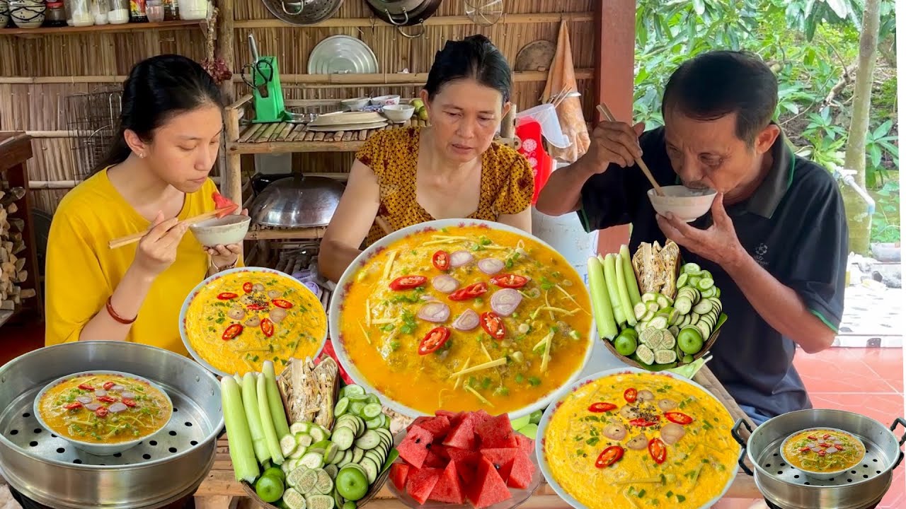 Đặc Sản Mắm Chưng Miền Tây ăn kèm Rau Sống, Bần Non  |MLQ #141