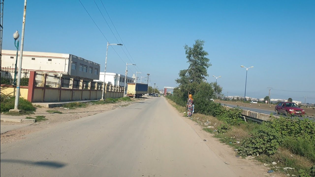 Driving in  Kherraza Annaba Algeria