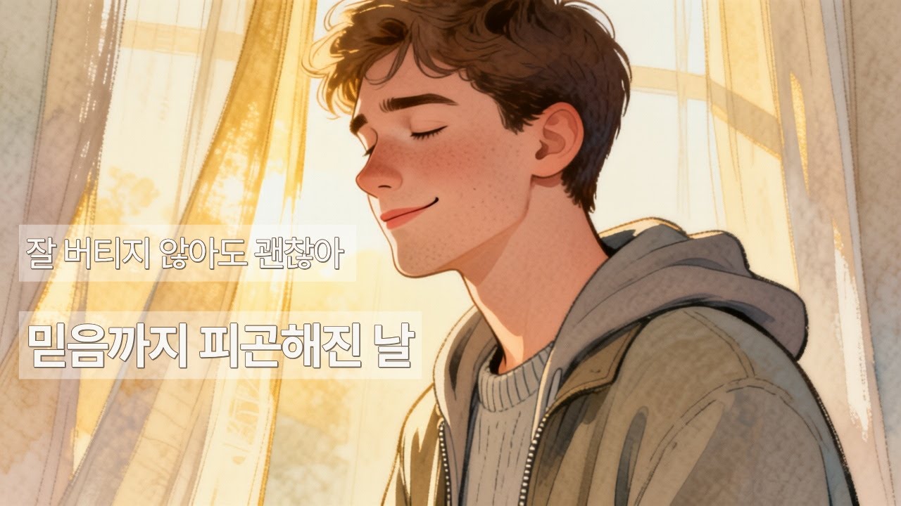 지친 크리스천의 마음을 안아주는 위로 찬양 | 믿음까지 피곤해진 날