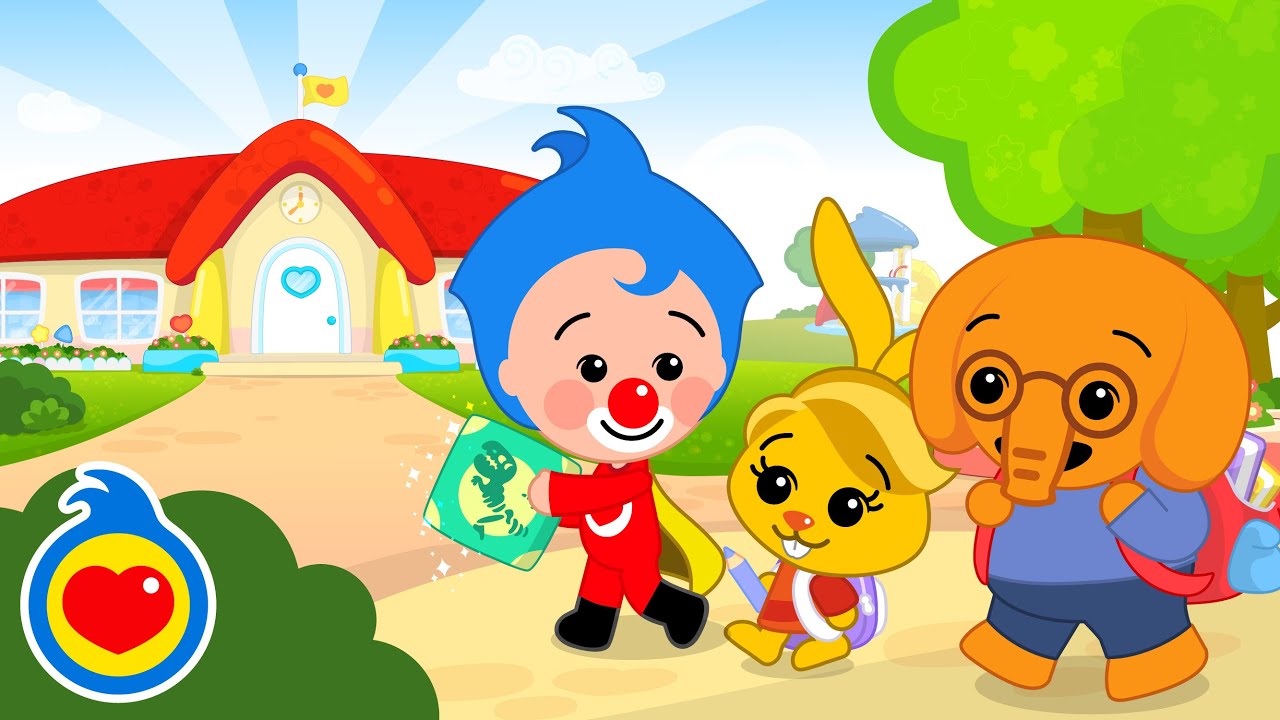 Primer Día De Clases 🎒🌈 Canciones Infantiles | Plim Plim