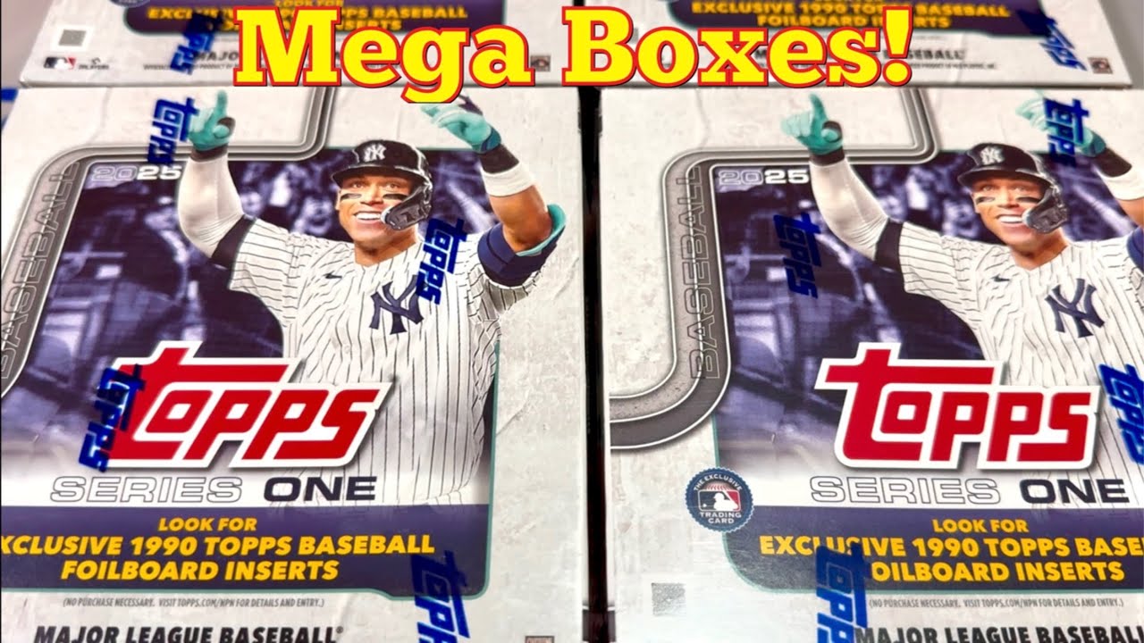 MEGA BOXES DELIVER HITS?!  2025 TOPPS SERIES 1 MEGA BOX RETAIL REVIEW !