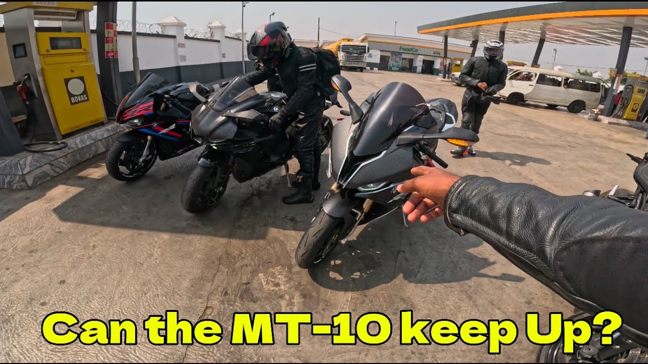Yamaha MT-10 Wheelie Action: Chasing the Big Boys! (Yamaha R1 & BMW S1000RR )