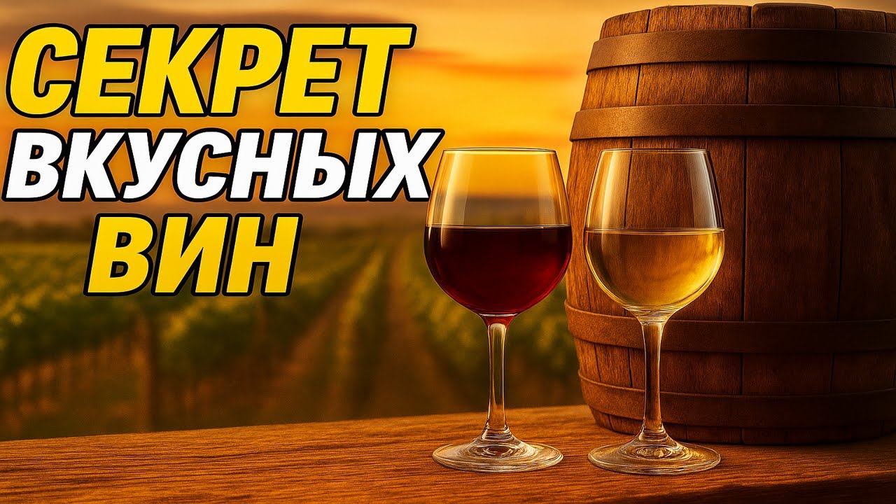 СЕКРЕТ Изготовления ВКУСНЫХ ВИН