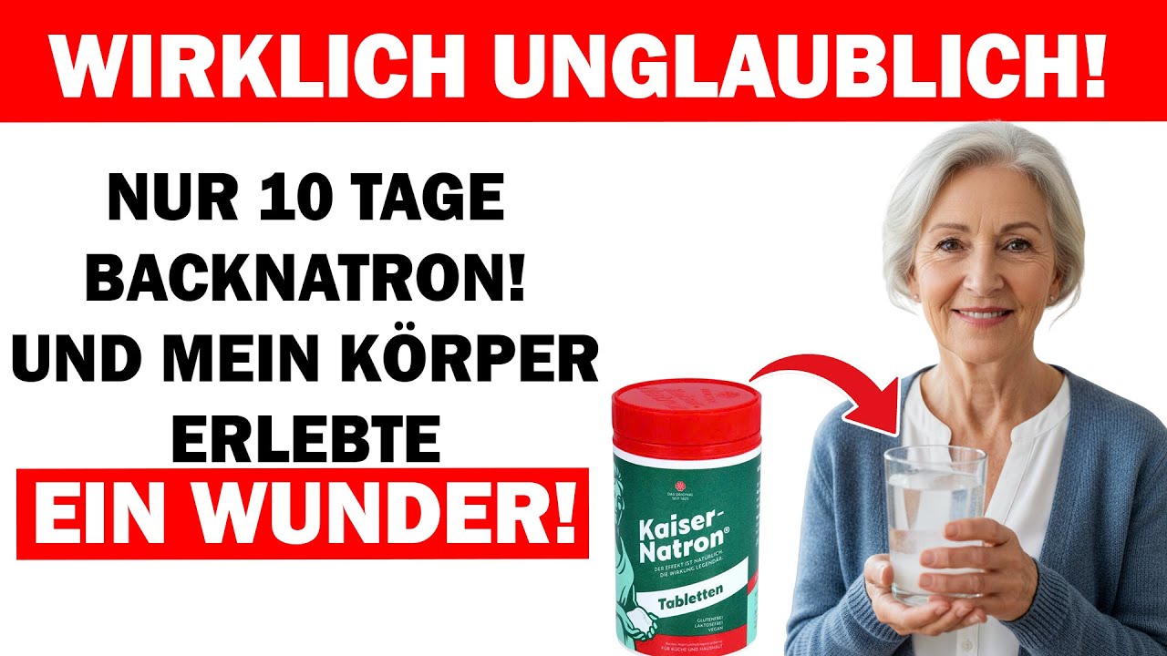 Ich bin 65 und trank 10 Tage lang Backnatron – die Veränderungen in meinem Körper waren unglaublich!