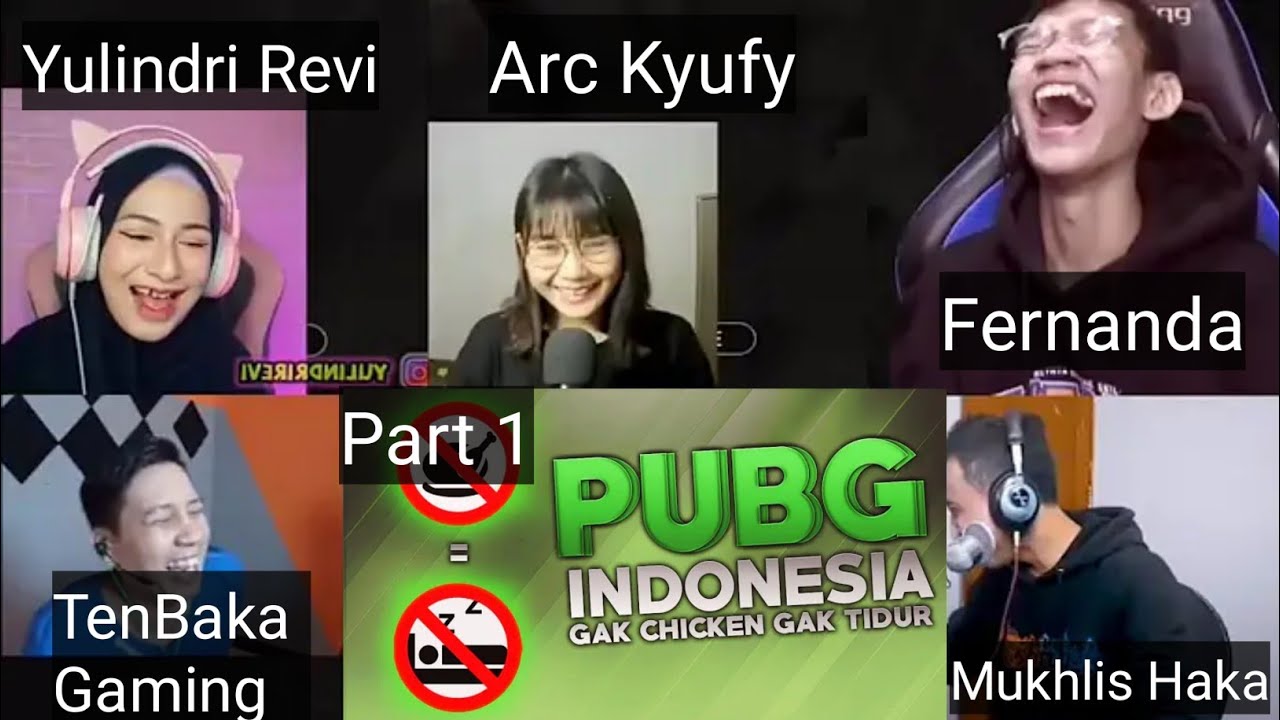 Reaction Mashup Milyhya PUBG Indonesia - GAK CHICKEN GAK TIDUR Part 1