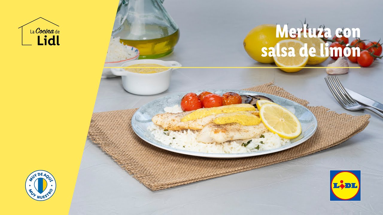 Merluza con salsa de lim&oacute;n - Recetas Canarias | Lidl Espa&ntilde;a