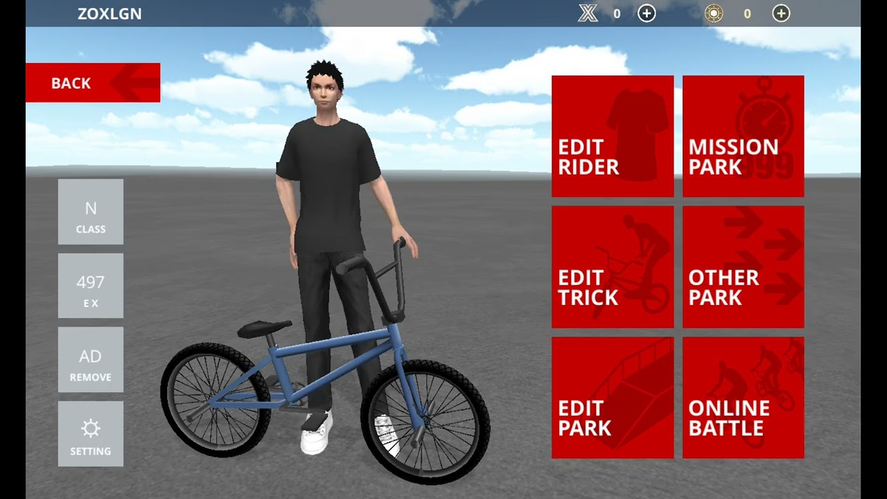 Bmx bisiklet oyunu oynadım