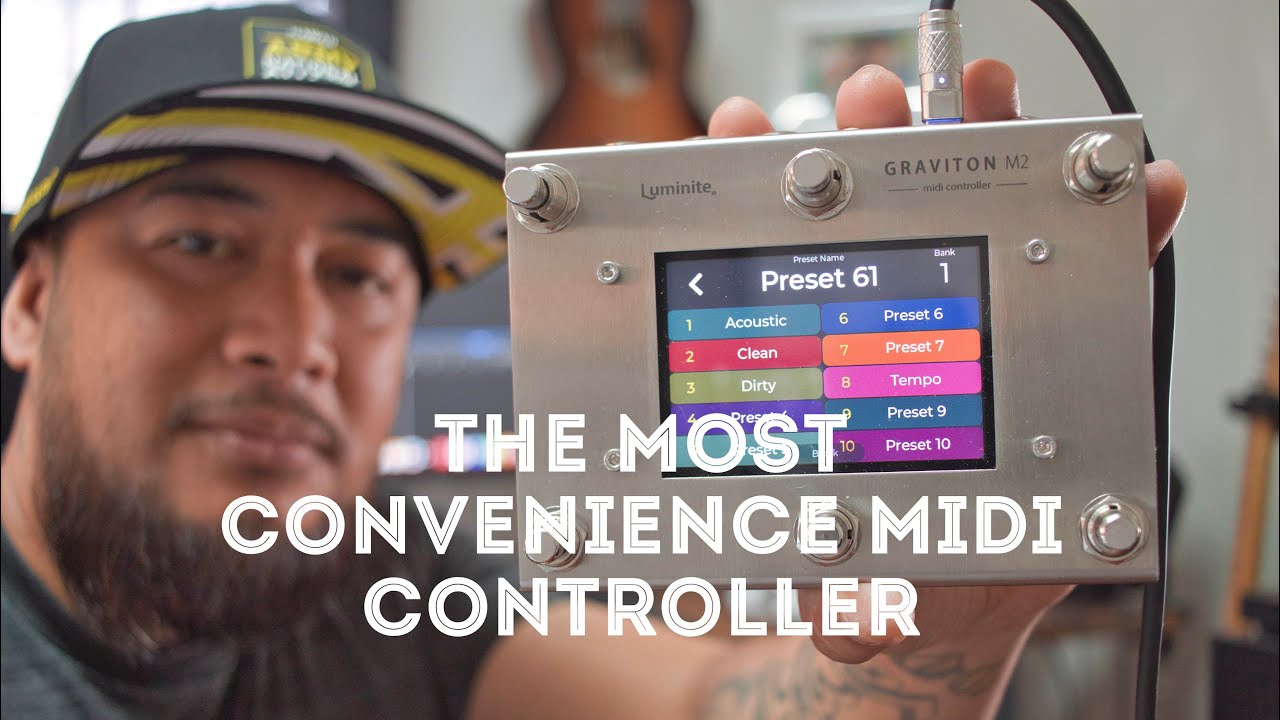 The Most Convenience MIDI controller ( touch screen with remote ) #MIDI #kemperamp #kemperplayer