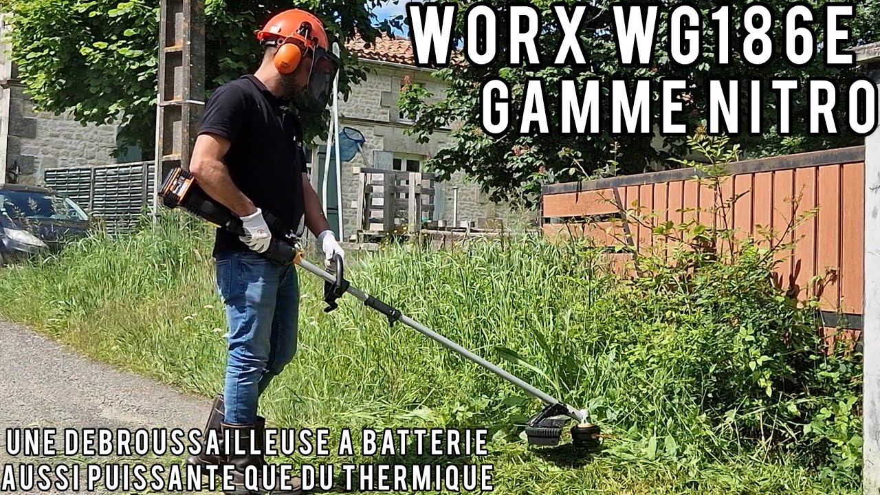 [WORX] DEBROUSSAILLEUSE 40V WG186