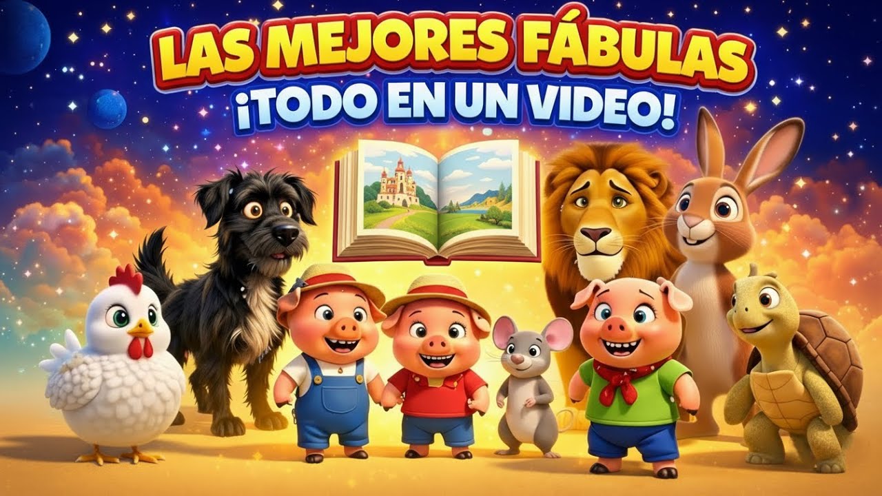 📚✨ LAS MEJORES FÁBULAS PARA NIÑOS | Historias Cortas y Divertidas ✨📚