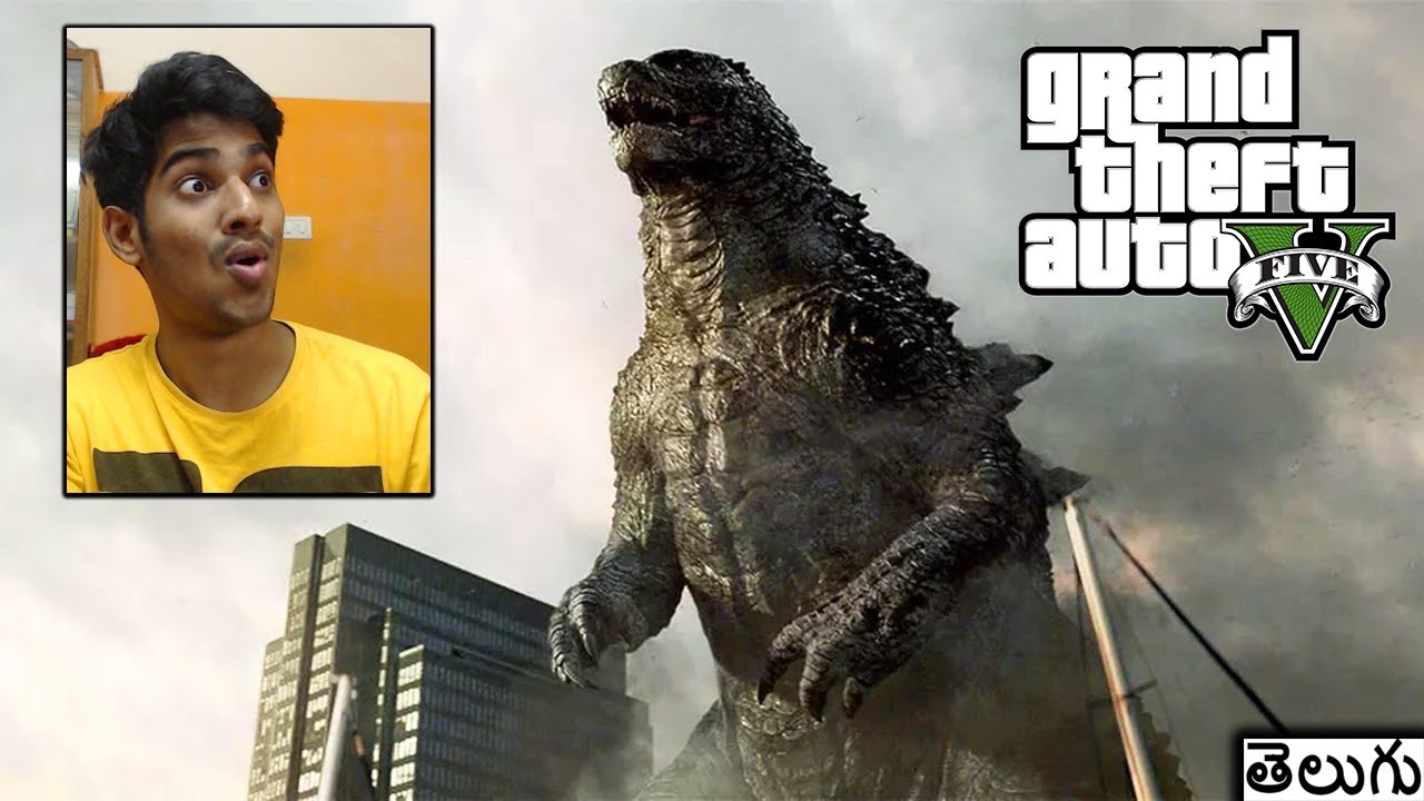Godzilla enters GTA V | Searches for KING KONG | CoolSandBoy | Telugu