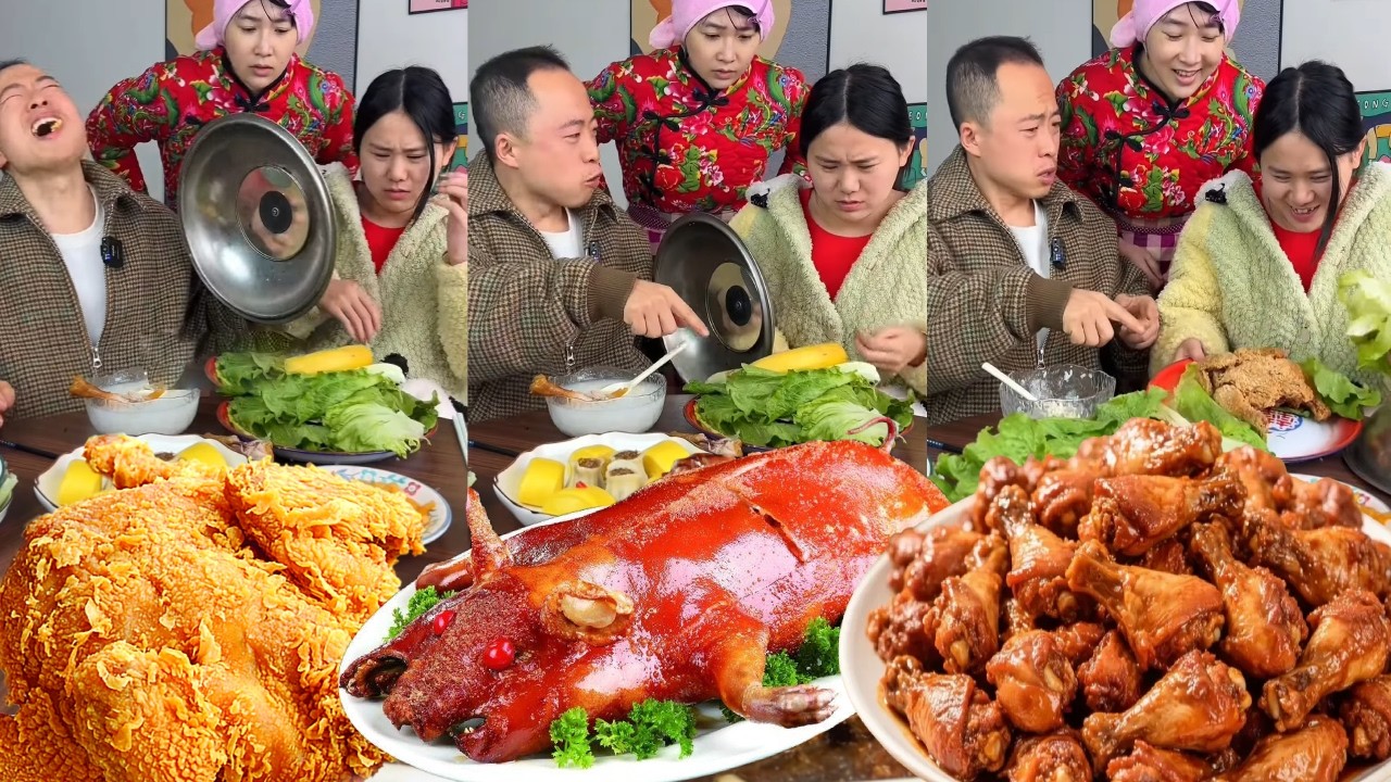 自私老公天天吃独食，没想到婆婆给我藏了烤乳猪，老公傻眼了！【王大爷的夫妻日常】