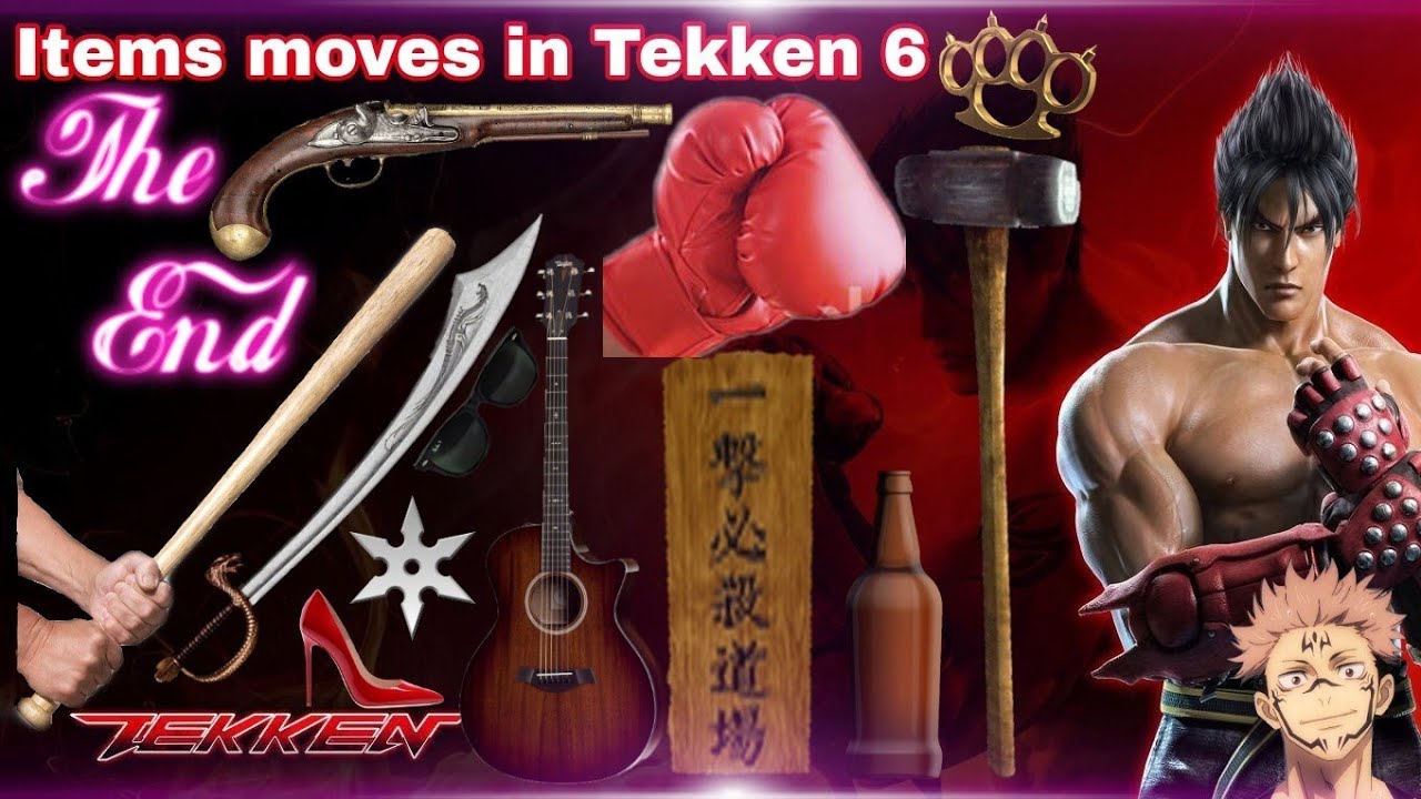 Item Moves in Tekken 6 all characters (Final part)