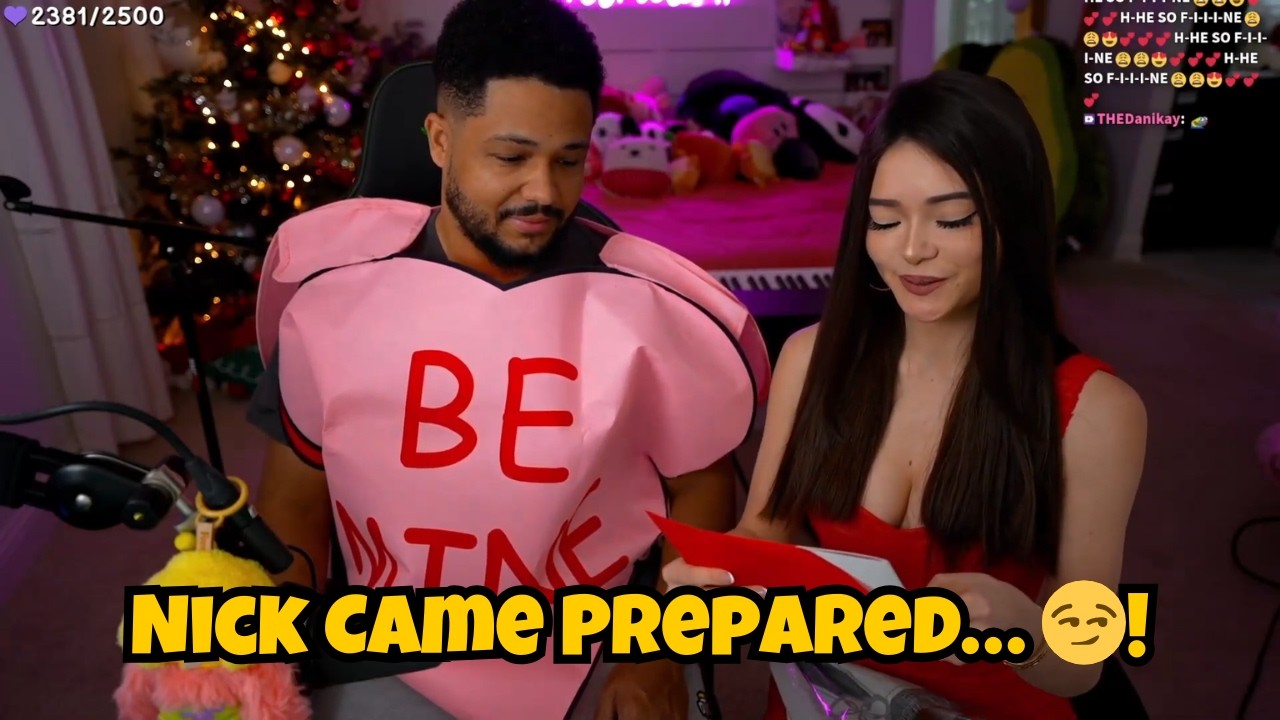 Nick Pulls Up to Katchii’s Stream… Ready to Be Her Valentine