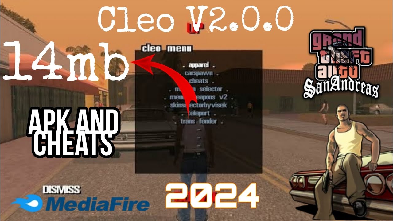 Cleo scripts for gta San Andreas android and iOS | Cleo cheat mod for Gtasa android 2024