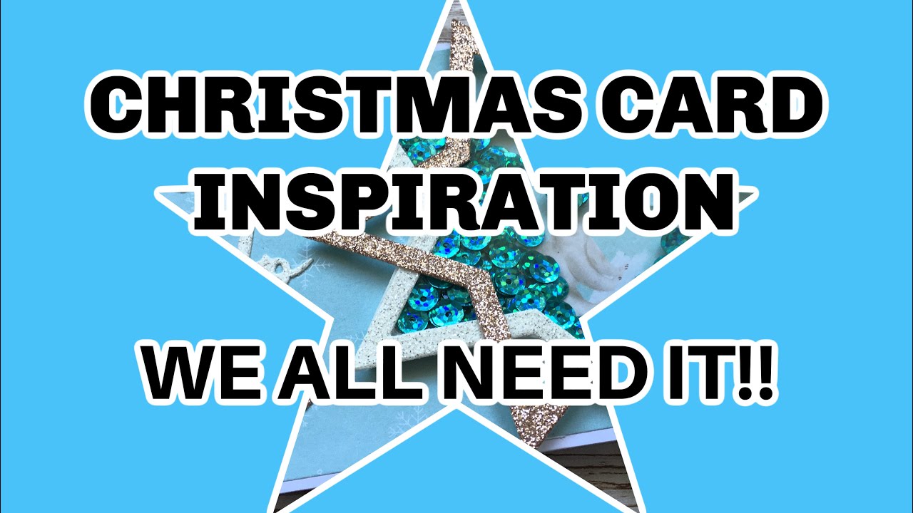 SIMPLE CHRISTMAS CARD INSPIRATION!!