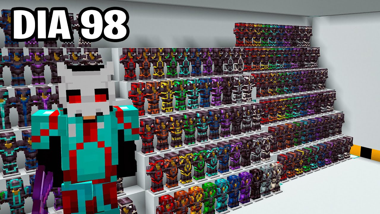 EU SOBREVIVI 100 Dias FAZENDO PROJETOS LENDÁRIOS no Minecraft - O FILME