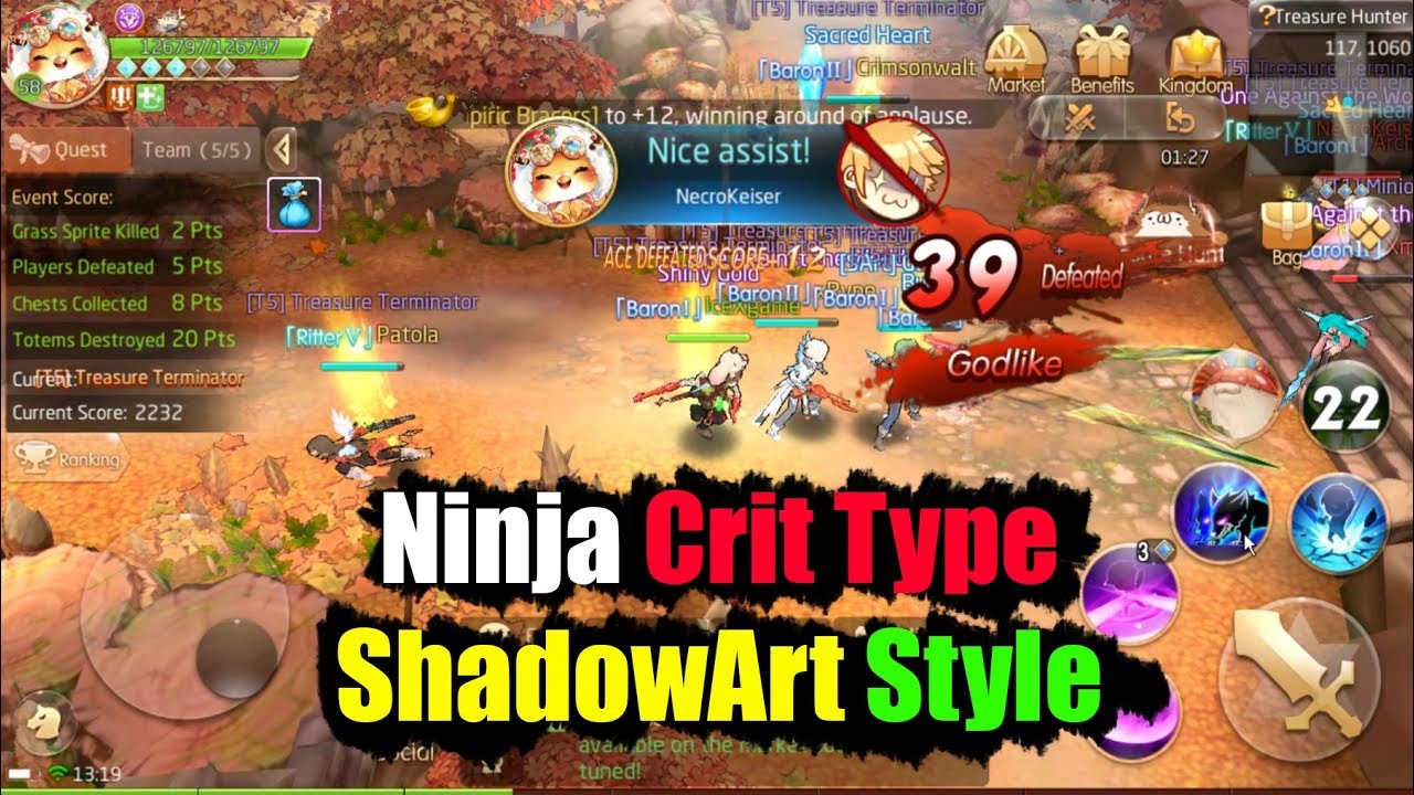 Laplace M Ninja Crit Type ShadowArt Play Style