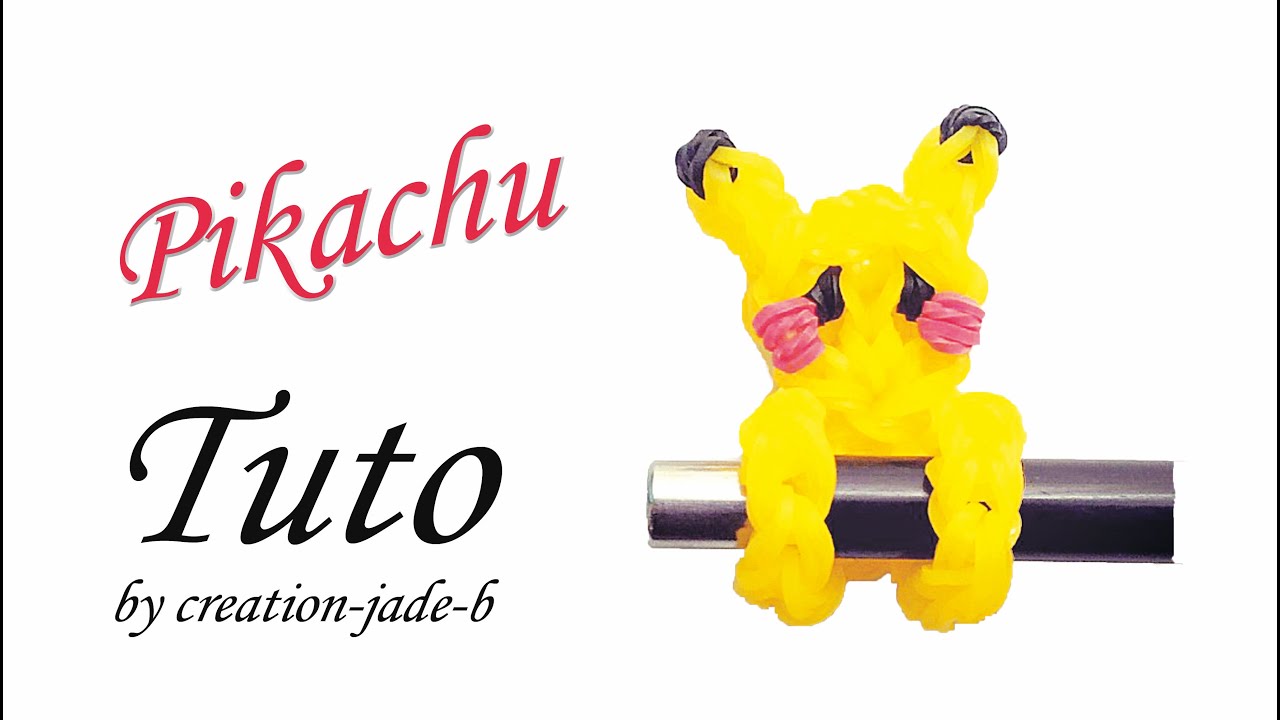 Tuto Rainbow Loom - Embout de Crayon Pikachu !