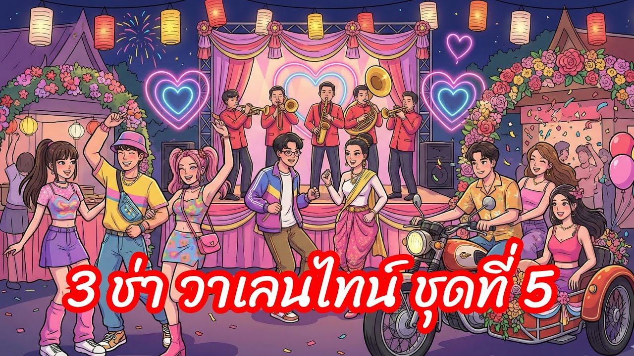 [ชุดที่ 5] รวมเพลง 3 ช่า วาเลนไทน์  - แดนซ์โจ๊ะๆ มันส์รับวันแห่งความรัก 2026
