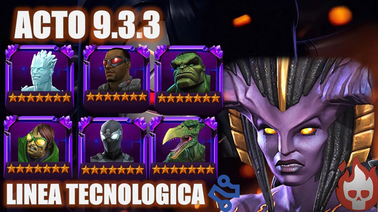 ACTO 9.3.3 EXPLORACION - LINEA TECNOLOGICA - BOSS PURGATORIO - NO RECURSOS - Marvel MCOC