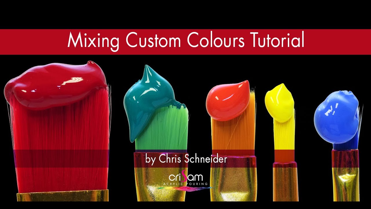 093 Mixing Custom Colours Tutorial by Chris Schneider