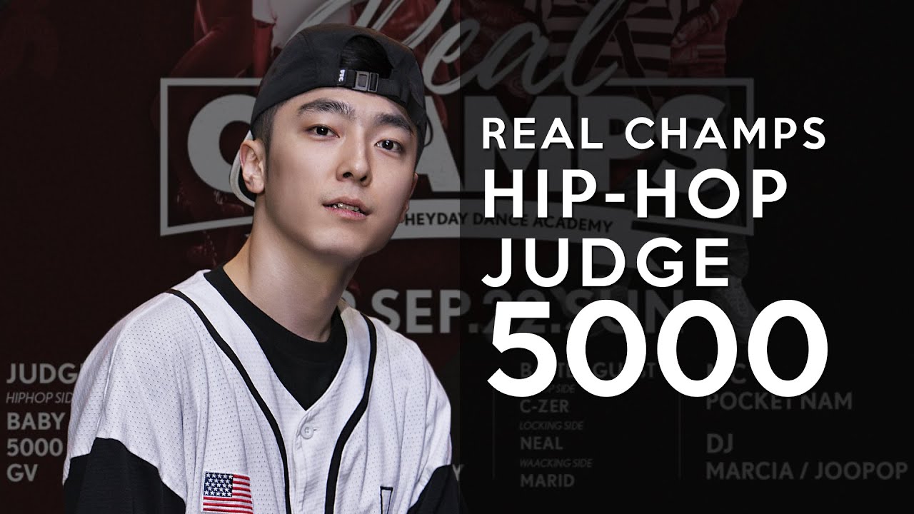 REAL CHAMPS vol.1 HIPHOP SIDE JUDGE SHOW) 5000