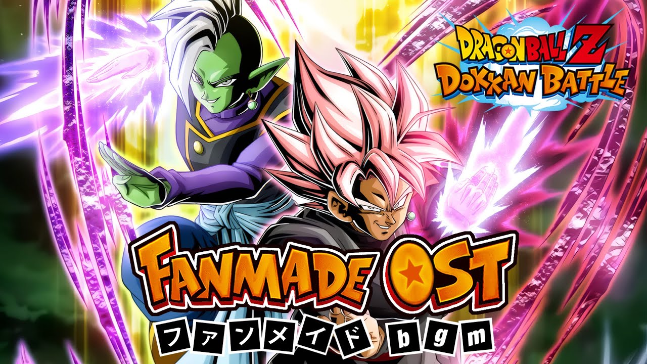 Dragon Ball Z Dokkan Battle: STR LR Rosé Goku Black + Zamasu FANMADE Reversible Exchange OST