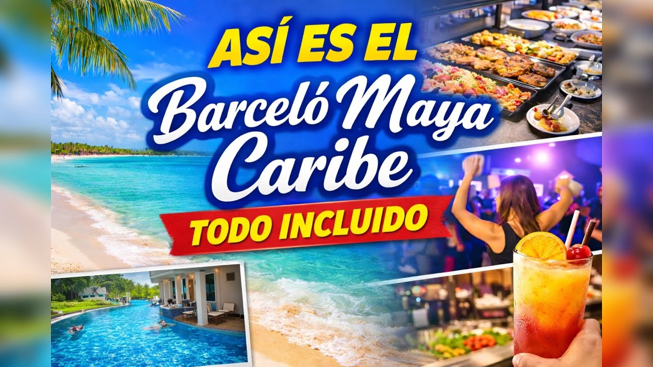 Así es el Barceló Maya Caribe en la Riviera Maya!!! 