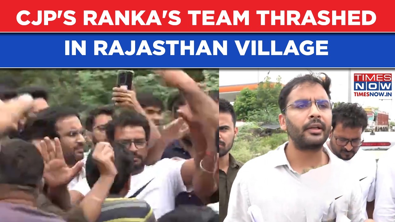 CJP's Ashutosh Ranka's Team Thrashed In Jaipur Village, Chaos, Abuses, Shocking Scenes On Cam