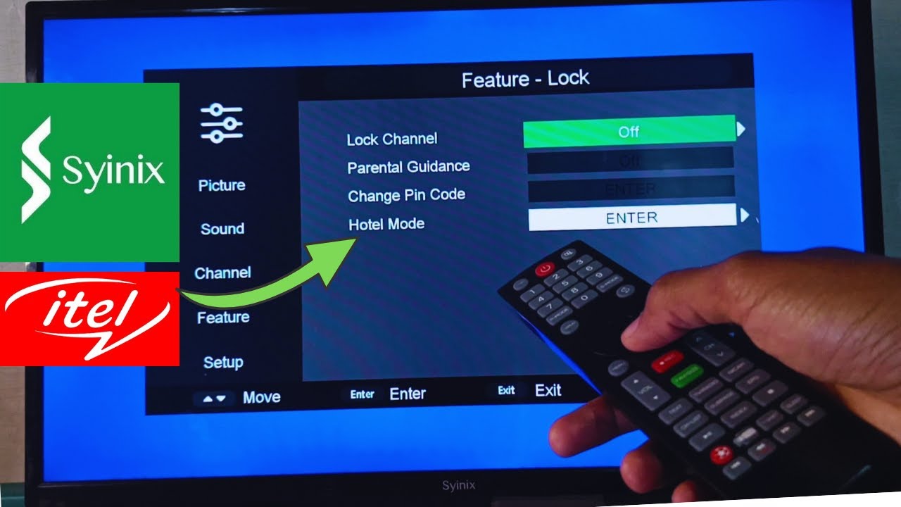 How to Activate Hotel Mode/Settings on Syinix & itel Digital TVs