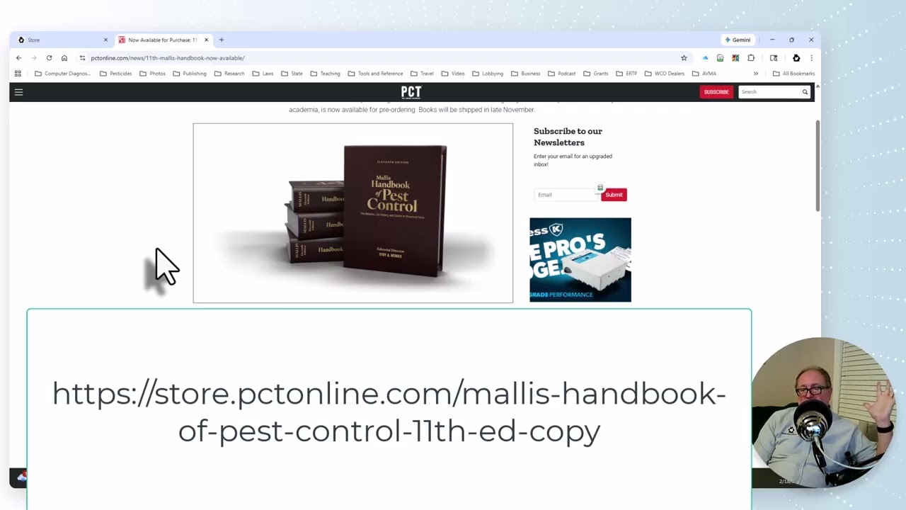 A review of Dr. Robert Corrigan's Rats and Mice chapter in the 11th Edition of the Mallis Handbook