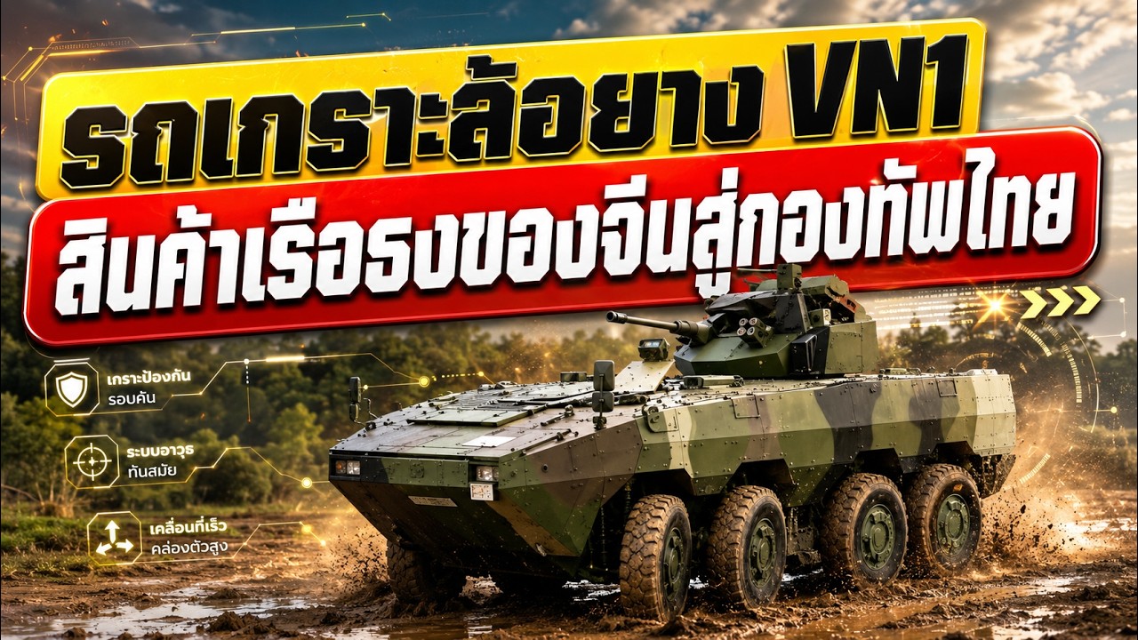 สารคดีประวัติศาสตร์รถเกราะล้อยาง VN1 สินค้าเรือธงของจีนสู่กองทัพไทย