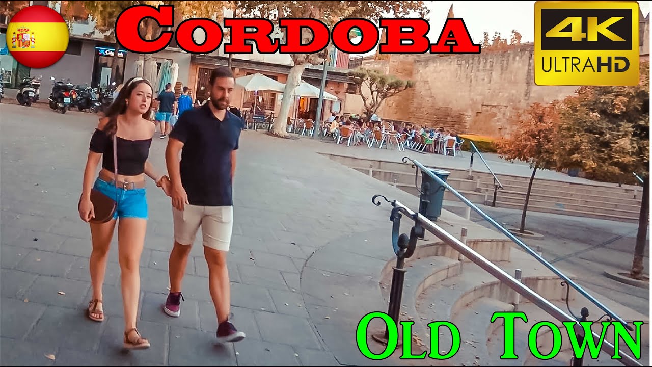 Кордова, Испания, Centro - 4k UHD 60FPS - пешеходная экскурсия - с субтитрами
