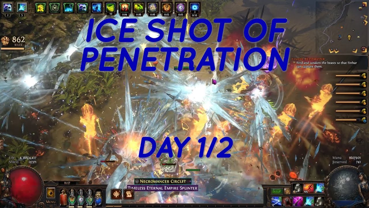 [PoE 3.27] Ice Shot of Penetration Deadeye - Day 1/2