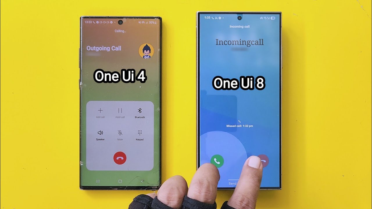 Samsung S24u one ui8 VS Samsung GN10+ One ui 4 incomingcall/out call