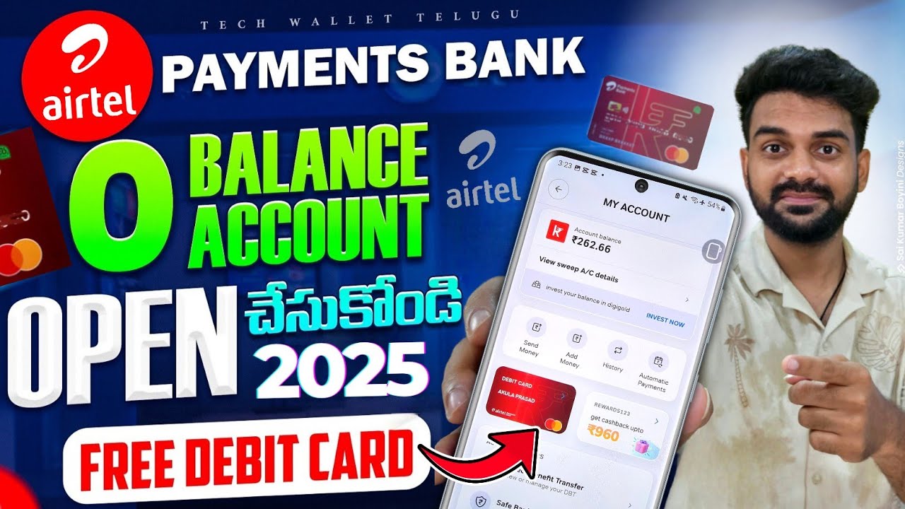 Airtel payment bank account open | airtel payment bank account open telugu | airtel payment bank