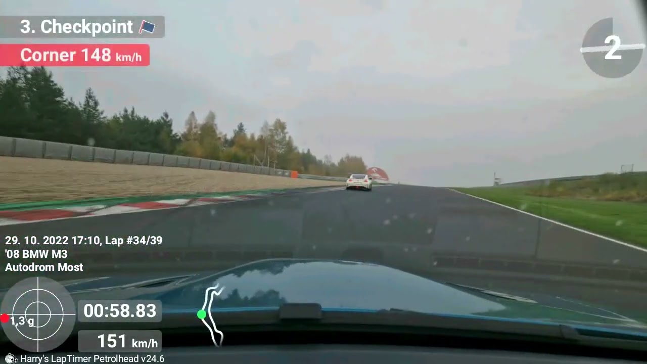 BMW M3 E92 | Autodrom Most | 1.48.9 | Trackmasters 2022 7th round | Timeattack