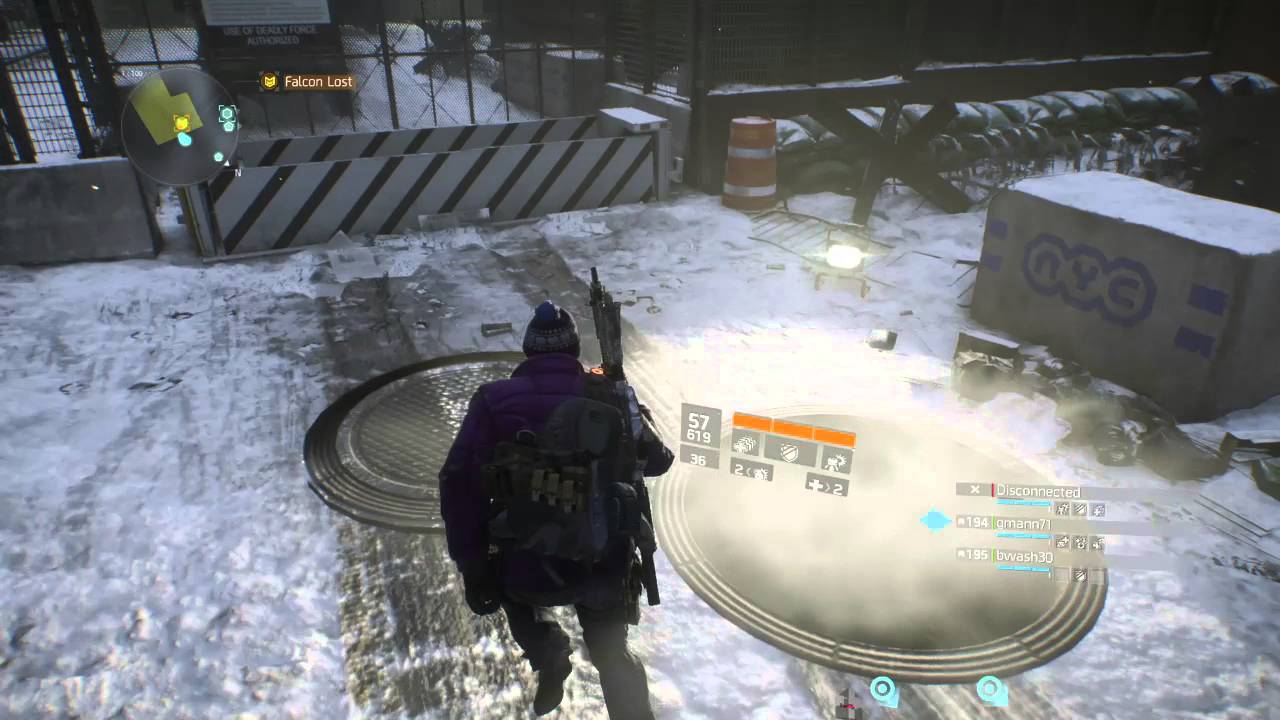Tom Clancy's The Division&trade; Falcon lost Glitch