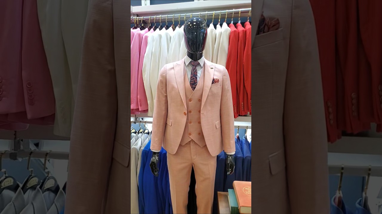 The Perfect Wedding Suit, Pink Suit at Chic Men #mensuit #suit #suitup #style #suitandtie