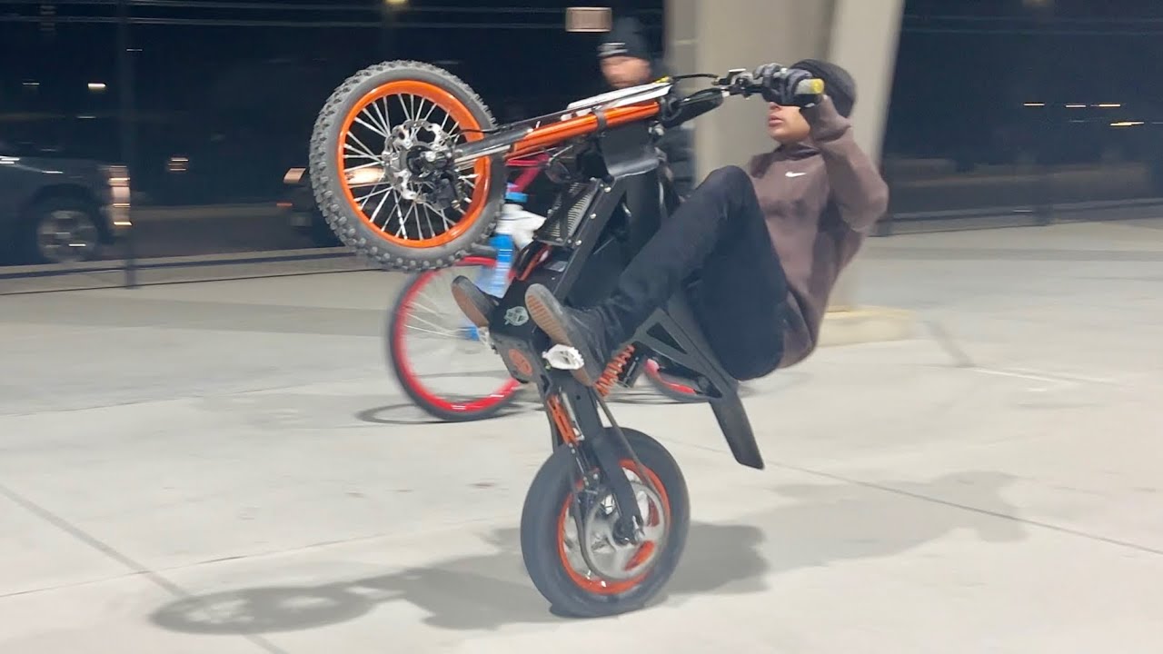 Tuttio Soleil01 Electric Dirt Bike Wheelies