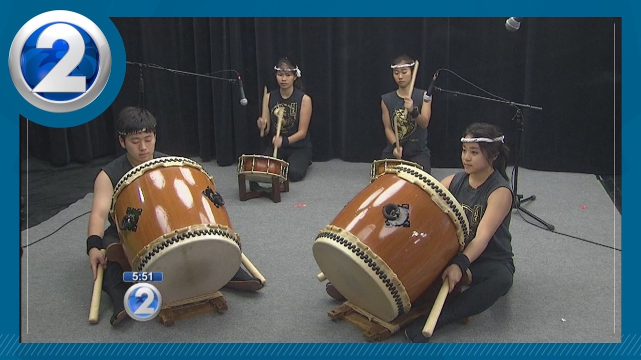 Taiko drumming event with Pacific Buddhist Academy