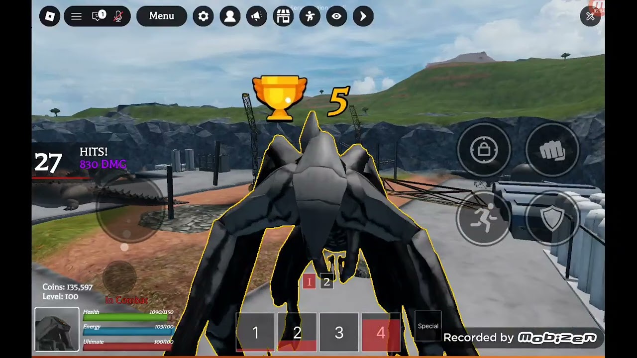 Amassando 2 teamers e abusando de td mundo com o Ult do M.U.TO mais OP do roblox!