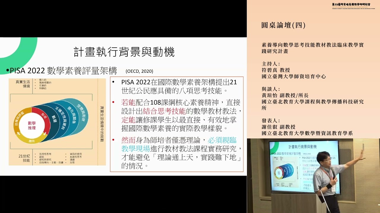 第13屆師資培育國際學術研討會-圓桌論壇(四)